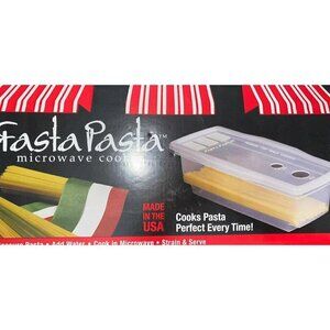 Microwave Pasta Cooker The Original Fasta Pasta As seen on TV Cook and Strain